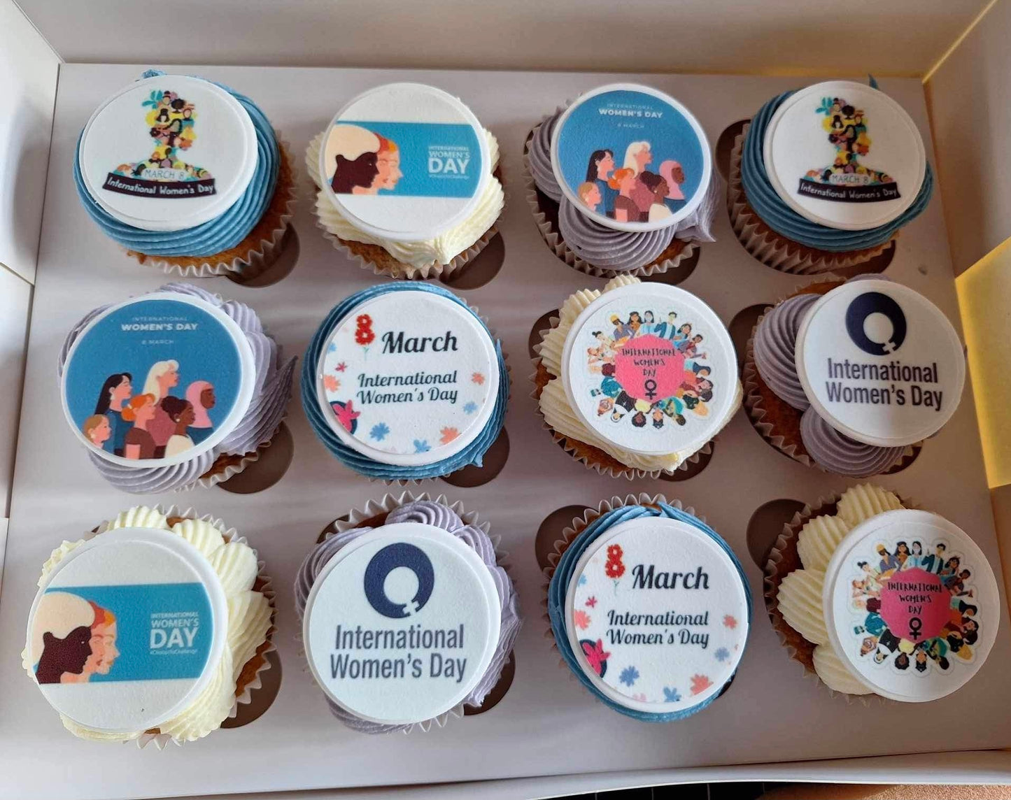 Bespoke Logo cupcakes - boxes of 12