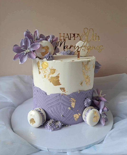 Floral celebration cake