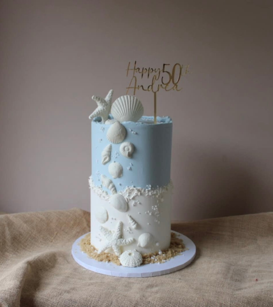 Sea theme cake